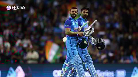 ind vs sl t20 virat kohli reacts fire on suryakumar yadav century against sri lanka in rajkot cricket news
