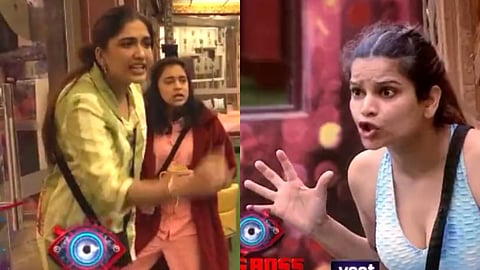 Nimrit kaur and Archana gautam fight for chicken bigg boss 16