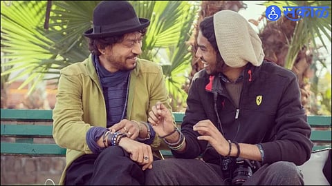 Irrfan Khan and Babil Khan