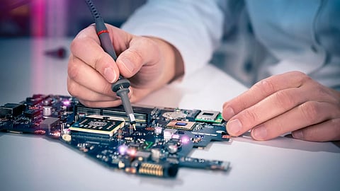 electronic testing lab