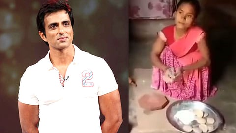 sonu sood tweet and offered a flim song for unknown women who sang mere naina sawan