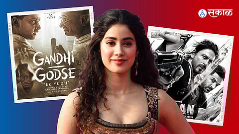 janhvi kapoor, gandhi - godse ek yudh, pathaan