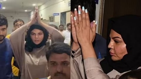 rakhi sawant first reaction after getting out from police station says my mother is very critical