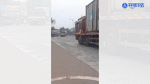 A dangerous narrow bend near Hanumannagar on the highway passing through the city.