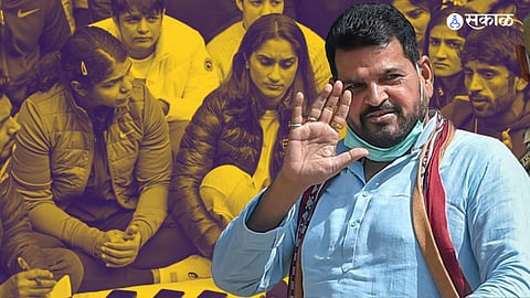 Brij Bhushan Sharan Singh Wrestler Protest