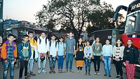 Pune: APJ Dr. Abdul Kalam Child Scientist participating in the Satellite Launch Vehicle Mission Workshop.