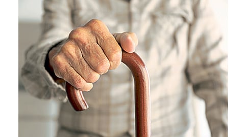 old man injured by rain News