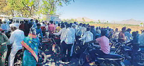 block road