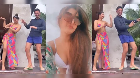 Dhanashree Verma Bikini Dance Video