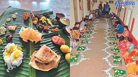 Meal on banana leaf News