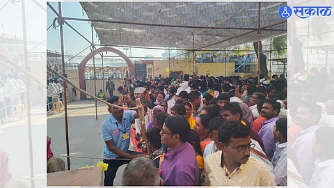 A record crowd of devotees for village deity Sati Devi Samatdada Yatrotsava