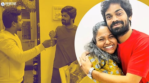 vanita kharat, omkar bhojane, vanita kharat wedding