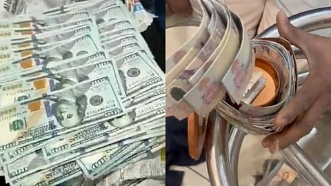 gold and foreign currency seized Customs Department at Mumbai Airport