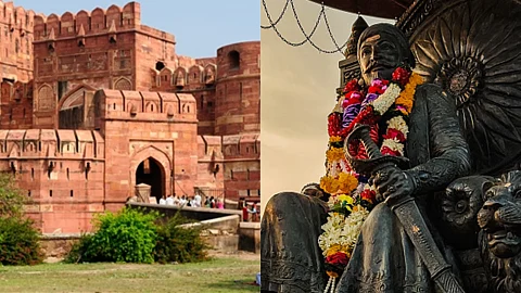 shiv jayanti in agra fort archeology department new update shivjayanti in agra fort Diwan-i-Aam