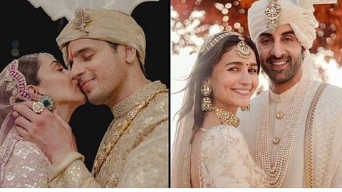 Kiara Advani & Sidharth Malhotra Wedding Pics most liked instagram post than alia-ranbir wedding pics