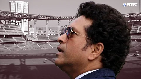 Sachin Tendulkar Statue At Wankhede Stadium