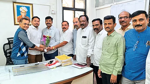 Zilla Parishad Construction Division One Executive Engineer Sandeep Sonawane has taken charge.