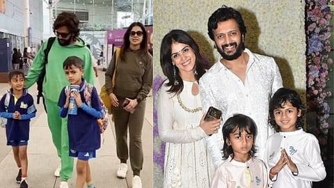 Ritesh Genelia Bollywood celebrity Viral Video son