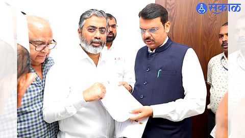 MLA Rahul Aher & Devendra Fadanvis