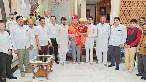 Goa cm dr pramod sawant visit to solapur pm modi mla rajan patil politics