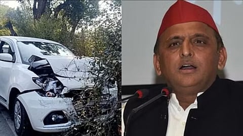 Akhilesh Yadav Accident News