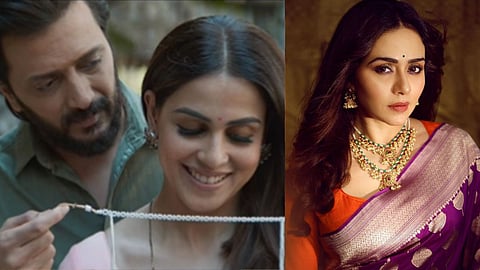 amruta khanvilkar,ved movie, ved , riteish deshmukh, genelia deshmukh