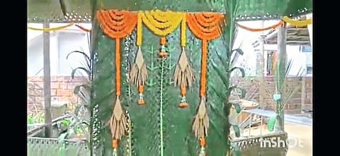 ऐटीत उभा झापांचा मंडप