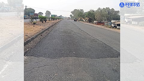 Malegaon: Road repairs on Mumbai-Agra highway