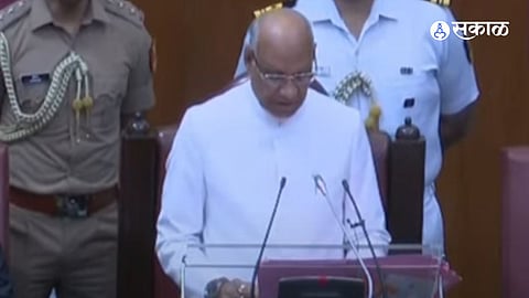 Maharashtra Budget Session Governor Ramesh Bais speech CM Eknath Shinde Devendra Fadnavis