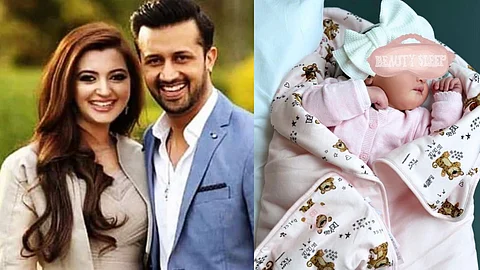 Atif Aslam singer good news baby girl photo viral