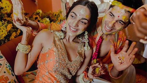 KIara Advani & Sidharth Malhotra Haldi Photo