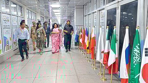 G-20 international meeting foreign visitors