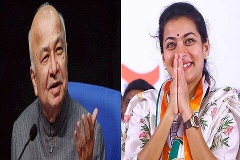 sushilkumar shinde and praniti shinde