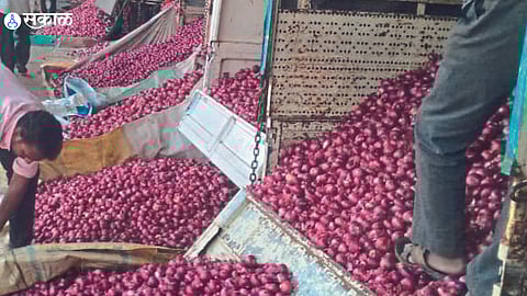 Red onion that came up for sale on Tuesday at the Agricultural Income Market Committee.