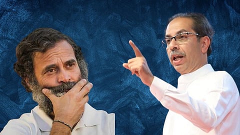 Uddhav Thackeray and Rahul Gandhi