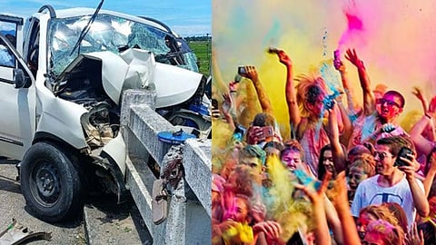 Holi Festival Road Accident