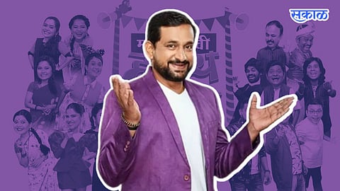 after Prasad Oak said he give party to maharashtrachi hasyajatra team and they started dancing video viral