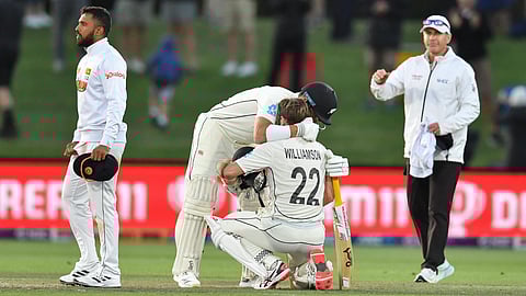 nz vs sl 1st test match thrilling New Zealand beat Sri Lanka team India enters WTC final cricket news kgm00