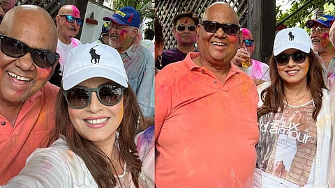 Satish Kaushik And Mahima Chaudhry