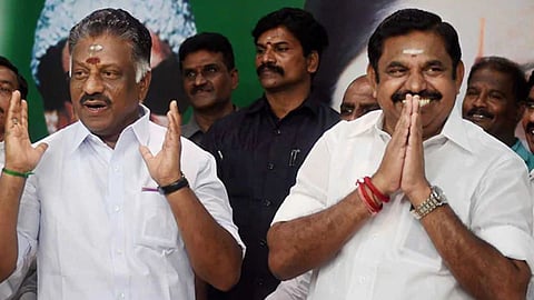 panneerselvams, palaniswami