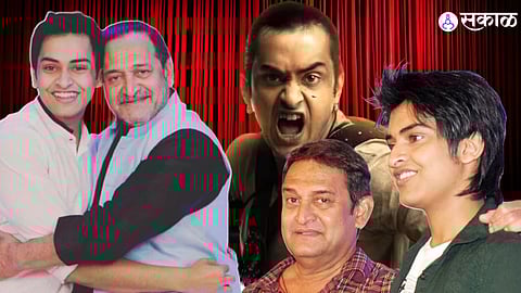 Mahesh Manjrekar with his son Satya manjrekar