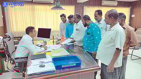 Misled by authorities regarding demand for city survey dhule news