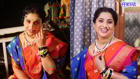 Madhurani Prabhulkar shared post about arundhati and ashutosh wedding in aai kuthe kay karte serial