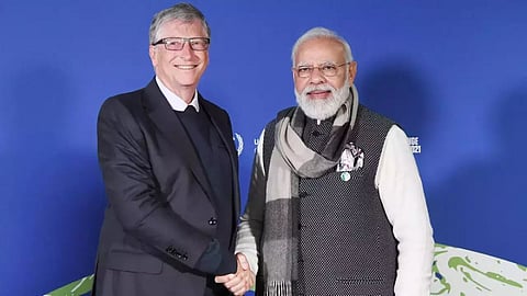 Bill Gates and Narendra Modi