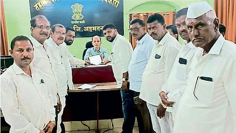 gram panchayat initiative over financial issue illegal business ahmednagar