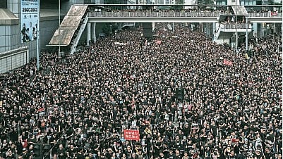 Hong Kong public transportation system aircraft runway Reclamation