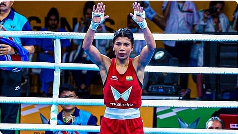 nikhat-zareen-became-world-champion-for-second-time-in-a-row-won-third-gold-in-11-months world womens boxing