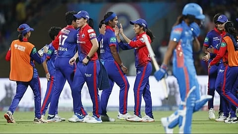 wpl 2023 dc-beat-mi-by-9-wickets points table delhi capitals top the table mumbai-indians-slipped-on-2nd-cricket news in marathi kgm00