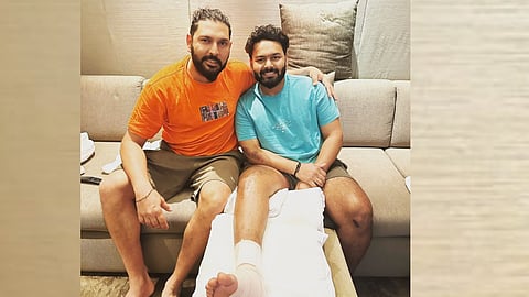 yuvraj singh-meets-rishabh-pant