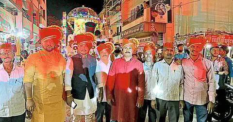 वडगावात श्रीराम नवमी निमित्त मिरवणूक